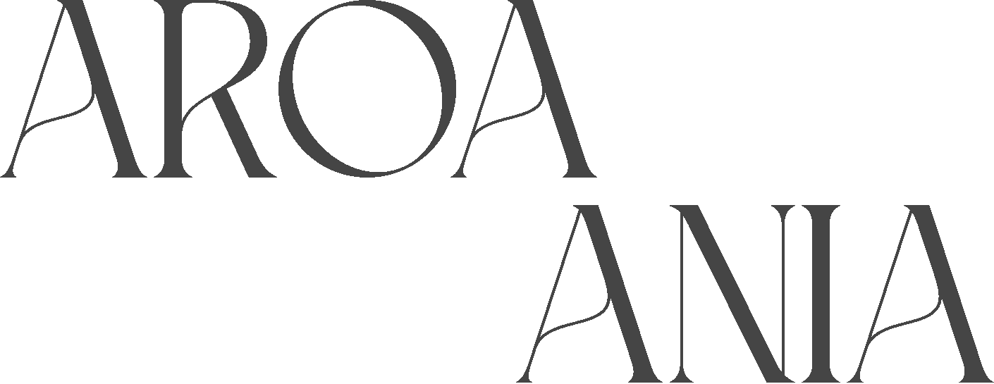 aroa ania estética avanzada logotipo negro